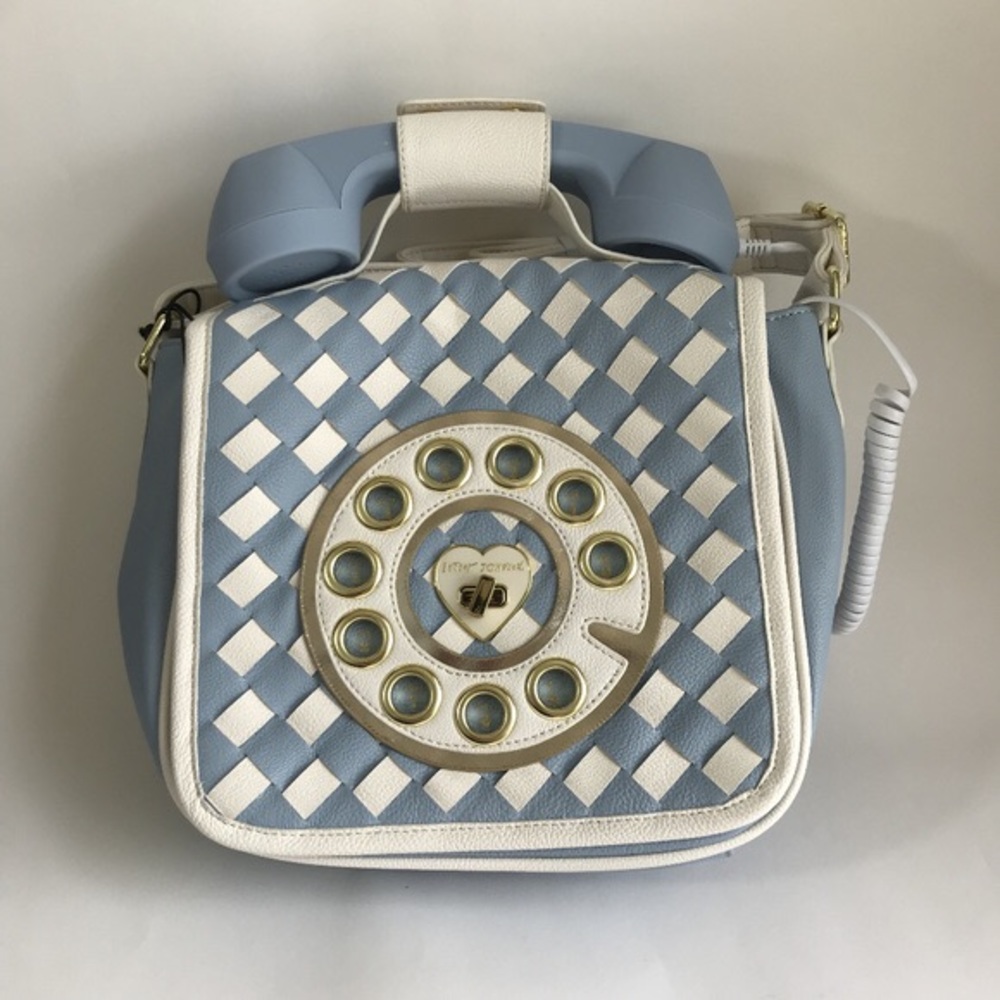 Betsy Johnson Crossbody Phone Purse.